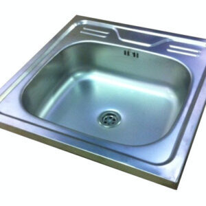 Cubierta de lavamanos de acero inoxidable de 500x500x145mm