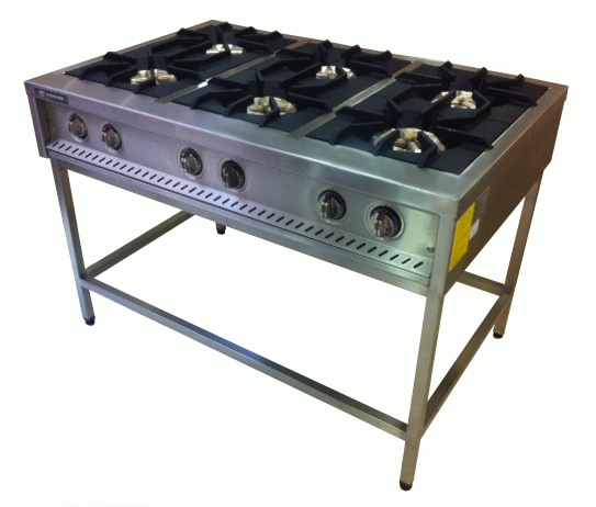 Anafe Industrial A6PMS a Gas