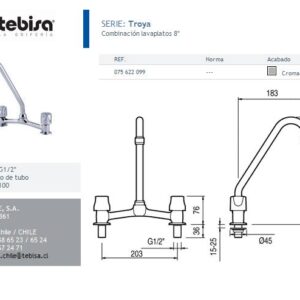 Llave cuello de cisne GCCS