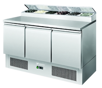 Salsera Pizzera Refrigerada Gastroinox ESL3853 1365mm