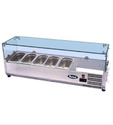 Salsera Refrigerada de sobremesa 5 depósitos GN