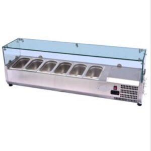 Salsera Refrigerada de sobremesa 6 depósitos GN