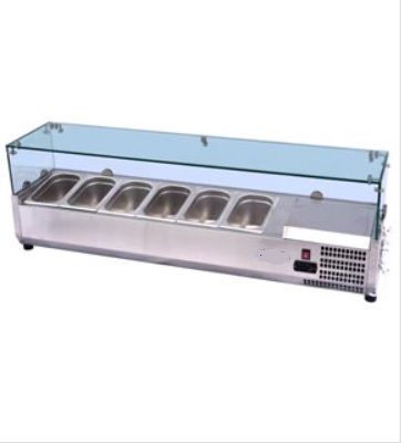 Salsera Refrigerada de sobremesa 6 depósitos GN