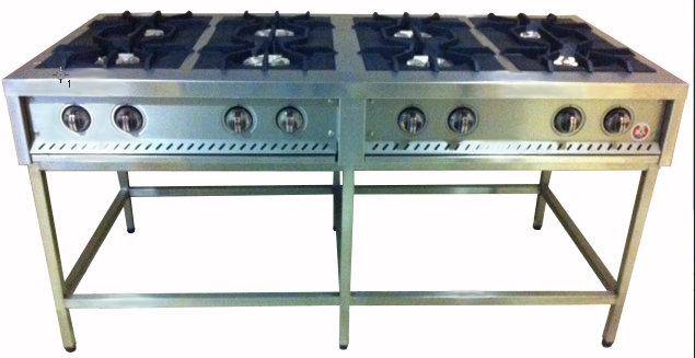 Anafe industrial A8PMS a Gas