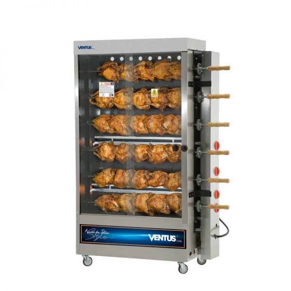 Asador de Pollos a Gas 6 Espadas PR634N
